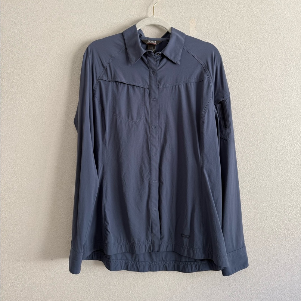 Outdoor Research Ferrosi Shirt Jacket In Slate‎ Blue Women's Sz L